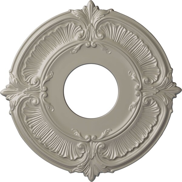 Ekena Millwork Attica Ceiling Medallion (Fits Canopies up to 3 1/2"), 12 3/4"OD x 4"ID x 1/2"P, Pearl White CM12ATPWS - main